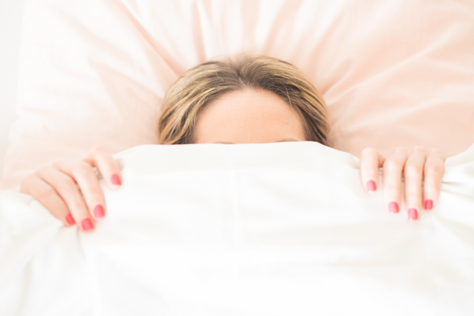 Woman Bed