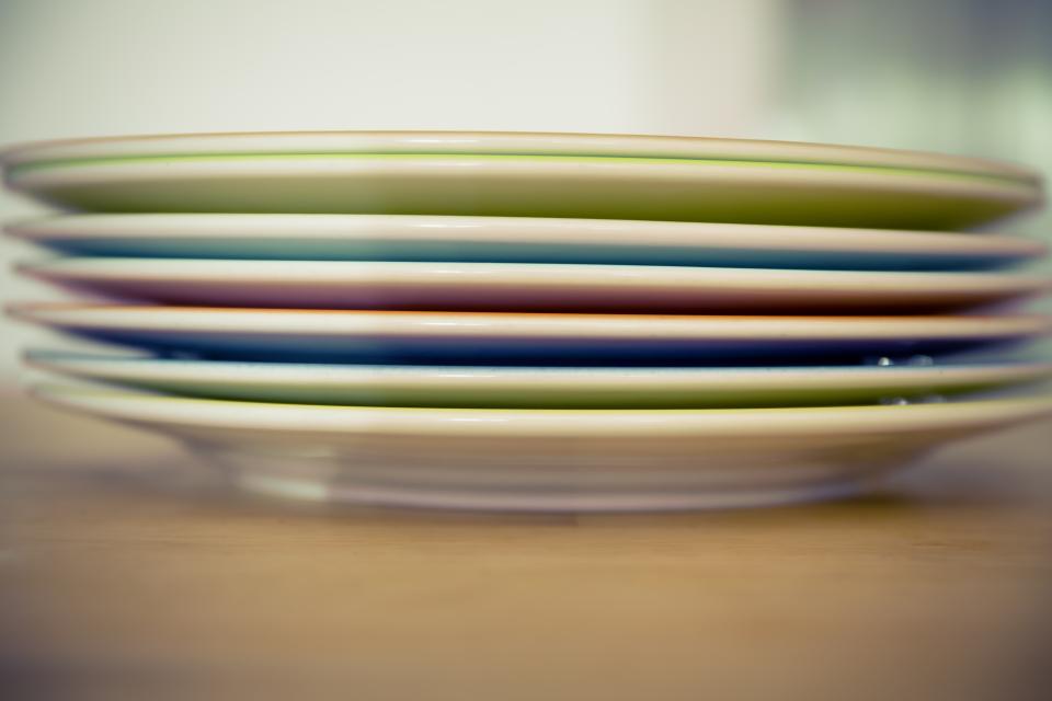 Tellerstapel Plate