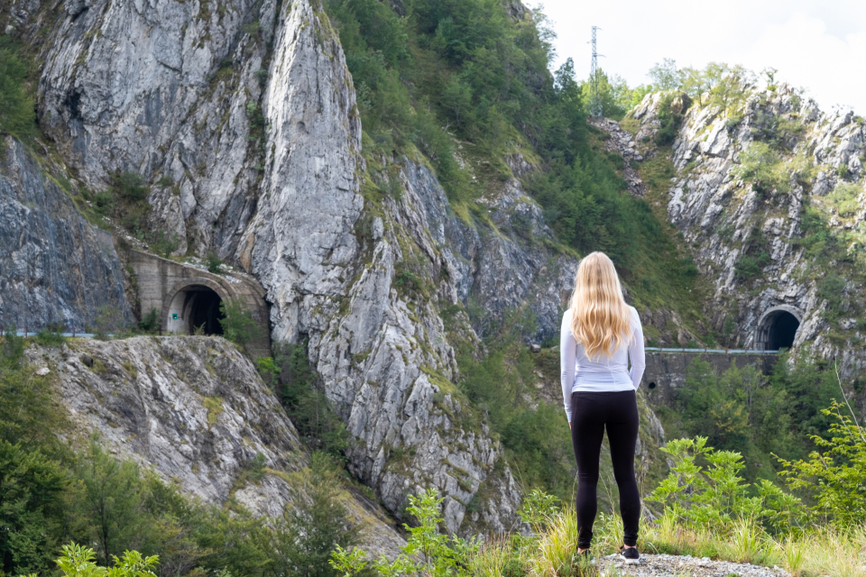 Woman Exploring
